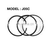 NEW STD J05C CYLINDER PISTON RING FOR EXCAVATOR INDUSTRIAL DIESEL ENGINE SPARE PART thumbnail-1