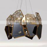 Modern Luxury Crystal Hanging Chandelier Lighting Indoor Pendant Light thumbnail-3
