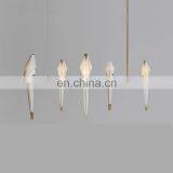 Новый дизайн. Простой белый подвеска-люстра в виде бумажного журавля с птицей thumbnail-4