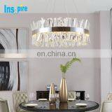 Hot Selling Stainless Steel Led Crystal Ceiling Lamp Dining Room Modern Chandelier thumbnail-3