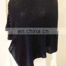 Buy Black Poncho Shawl Womens thumbnail-3
