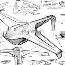 OEM 3 4 6 Axis CNC Brass Aluminum Machining Parts Custom Drone Propellers Parts