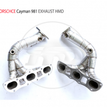 Titanium Alloy Exhaust Pipe With Manifold Full Set for Porsche Cayman 981 Auto Modification Electronic Valve Whatsapp008613189999301 thumbnail-3