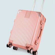 Suitcase Student 26 Inch Aluminum Frame Trolley Case 24 Inch Password Boarding Case thumbnail-2