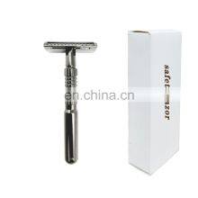 Factory Directly Wholesale Stainless Steel Zinc Alloy Safety Razor Men Shaving Razors thumbnail-4