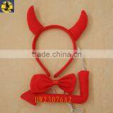 Hot Sell Red Halloween Devil Party Headband thumbnail-1