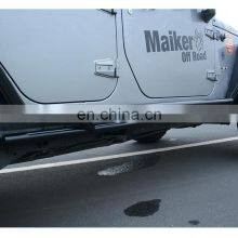 4x4 Black Running Board for Jeep Wrangler jk jl 2018+ Steel Side Guards thumbnail-3