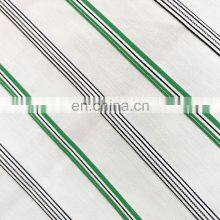 Rayon Nylon Cotton Polyester Spandex Bright Yarn Stripe Woven Fabric for Women Garment thumbnail-3