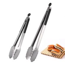Premium Heat Resistant Kitchen Utensils Stainless Steel Silicone Food Tongs,BBQ Tongs