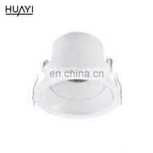 HUAYI China Manufacturer White Color Pc Dimming 6w Indoor Living Room Shop Recessed Mounted Led Spotlight thumbnail-2