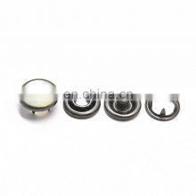 Best Selling Light Beautiful Strong Durable 10 mm Round Pearl Prong Snap Button Pearl Rivet For Clothing thumbnail-2