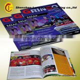 bulk Colorfull saddle stitching cheap magazine printing
