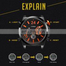 SINOBI Good Silicone Wristwatch Analog Digital Display Mens Luxury Watch Hot Sale Trendy Sport Watches S9732G Montre thumbnail-4