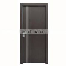 Bedroom Flush Dark Stained Prehung Walnut Interior Solid Core Flush Contemporary Hotel Door