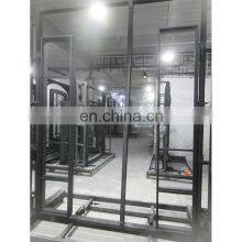 Patio Security Decorative Wrought Iron Slim Doors Home Entrance Black Front Entry Door thumbnail-2