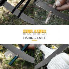 New TPR&ABS Fishing Knife Outdoor Camping Light Fish Fillet Knife With Black Coat and Scabbard Safety Fish Knife thumbnail-5