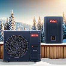 New Energy Heat Pump Split R32 8kW 10kW Georgia Tajikistan Uzbekistan Kyrgyzstan Kazakhstan Turkmenistan Air to Water Heat Pump thumbnail-3