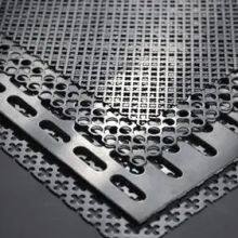 2mm Aluminum Perforated Metal Mesh Sheet Round Hole Punched Openings thumbnail-1