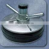 Durable Aluminium Testing Plug With Single Rubber Seal and By-Pass - for Piping Between 100 - 600 MM thumbnail-1