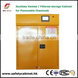 Flammable Chemicals Filtered Storage Cabinets with ductless filtration and ventilation system for lab
