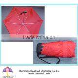 Red Color Super Mini 5 Foldable Umbrella