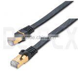 Ethernet Jumper Cable RJ45 Flat Cable SSTP CAT6a Patch Cord thumbnail-1