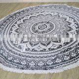 Custom Printed Mandala Roundie Beach Towel thumbnail-5