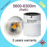 dimmable round surface mounted 50w super quality led downlight of 5 years warranty