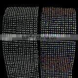24 Rows Diamond Mesh Roll, Elastic Stretch Trimming Rhinestone Roll in China thumbnail-2