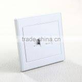 2015 Hot Color White Material Double TV Socket High Quality Polo Wenzhou Double TV Socket