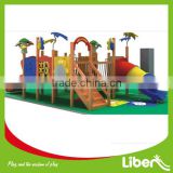 China TUV Approved Commercial Kids Outdoor Wooden Playground Slide