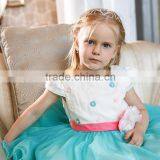 Fashion Hot Design Beautiful Green Baby Dress thumbnail-3