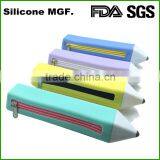 Customized Promtion Silicone Kids Multifunction Pencil Case thumbnail-2