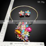 Hot Sale Sample Choker Crystal Chain Necklace Collar thumbnail-3