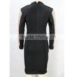 Womens Sexy Gold Sequin Bodycon Dress Long Sleeve Club Dress thumbnail-3