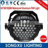 Rgbw Led 54 3w Par Light IP65 dj Lighting Led for Event thumbnail-1
