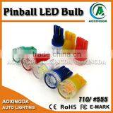 Pinball Game Machine 6.3V Replacements Lamp Wedge LED Bulb