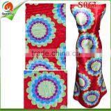 100% Italian Silk Hand Stoned Beautiful Design Printed Silk Satin Fabric S063 thumbnail-1