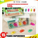 best sale cheap factory price oem wine glass charms ring decoration red wine bottle                        
                                                                                Supplier's Choice