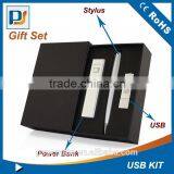 Mobile Accessories Power Bank Annual Gifts Set Portable Travel Kits 3 in 1 Power Bank/stylus /usb Flash Drive) thumbnail-2