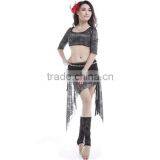 Exotic Printing Belly Dance Wear , Top+Skirt Belly Dance Costumes