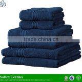 2015 China Supplier 100% Cotton 6 Pieces Bath Hotel Towel Sets thumbnail-1