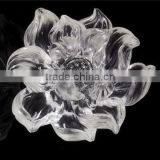 Meticulously Carved Colorful Home Decoration Crystal Lotus thumbnail-2