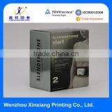 Black Men's Underwear Paper Packing Folding Box