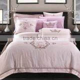 2016 new design embroidery duvet cover set