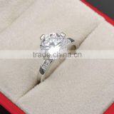 Romantic Cubic Zirconia Women's Ring 18K Diamond Rings thumbnail-5