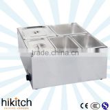 Kitchen equipment Table-Top stainless steel Electric Buffet food warmer bain marie for restaurant.