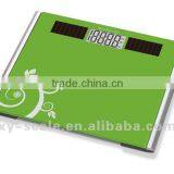 Fashion Solar Power Body Fat Weight Bathroom Scale