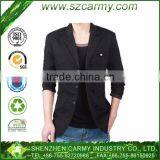 College Student Casual University Guys Cool Black Cheap Price Blazer thumbnail-1