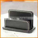 High-end Creative Leather Business Card Holder Business Card Holder Card Case Leather Office Supplies Desktop Storage Finishing thumbnail-2